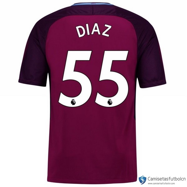 Camiseta Manchester City Segunda equipo Diaz 2017-18